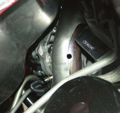 Then tighten the Pyro probe cap to the holder using a 5/8 wrench. 2. Run the Pyro cable up to engine bay so the end meets the end of the OutLook Main Harness and use zip ties to secure the line. 3.