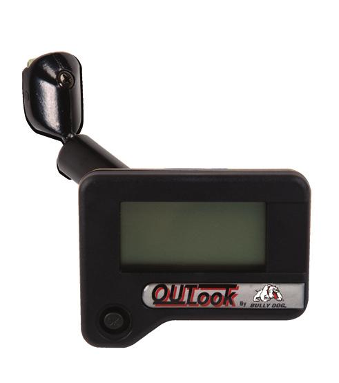 Locate the windshield mount included with the OutLook Monitor. This does not come with mounting glue.