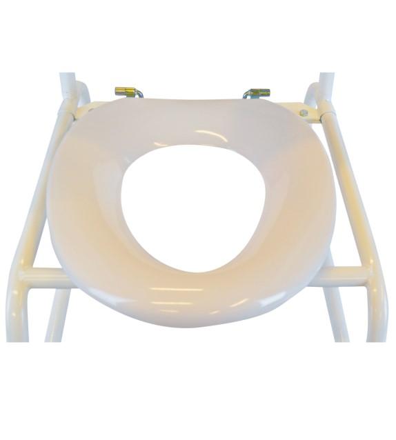 : 310343 Toilet seat for M2 For some users using the toilet can be difficult with a regular seat on a shower / commode