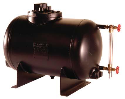 LMHT-1600 Series Low profile, high capacity 27" 1" 1" Flow 1/2" NPT for cycle counter or pressure gauge assembly Material specifications Part Pumping tank Material ASME code stamped 150 psig Shell &