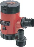 F-13 L - UTILITY PUMP F-13: Oil free economical submersible pump for clean, surface water applications. Available ready to plug-in, with built-in level control, 1 1/4" or 3/4"NPT discharge.