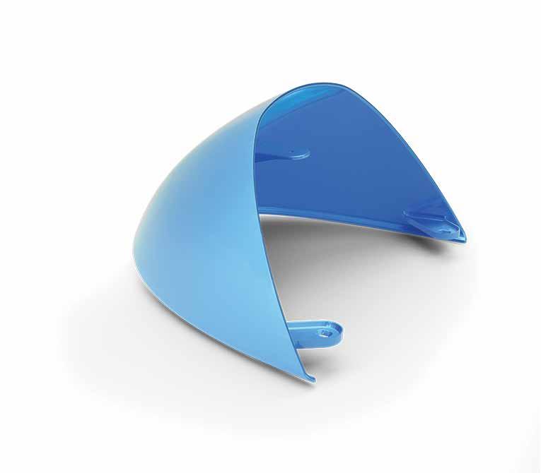 SINGLE SEAT COWL, VENTURA BLUE Part No 1990431 Material Injection Molded ABS Colour Blue Compatible Platform/s Continental GT Fitting Time 5 mins