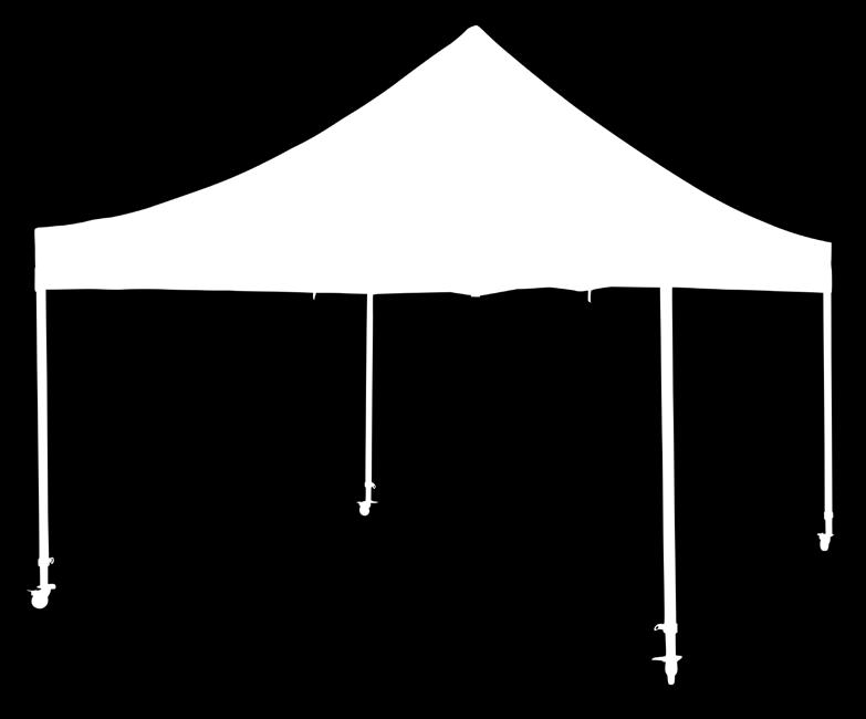 Pop-up shade marquees can be supplied with or without walls. Provide your guests with protection from the elements.