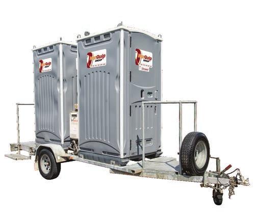 NorQuip Hire Trailer Mounted Toilets Trailer Mounted Showers Portable Showers Site Storage Hub With