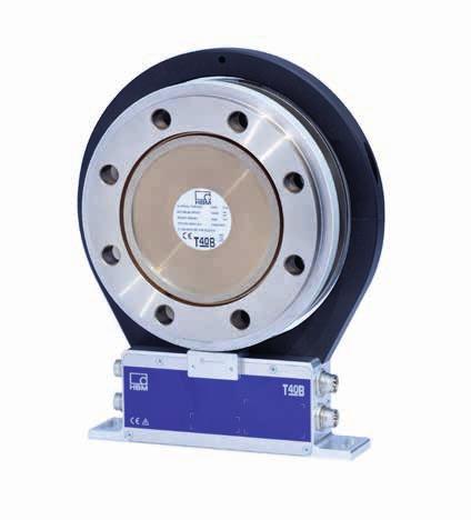 www.hbm.com/torque Quality that pays off The T40 series is the first measurement flange of its class in the world to utilize the advantages of digital data transfer between rotor and stator.