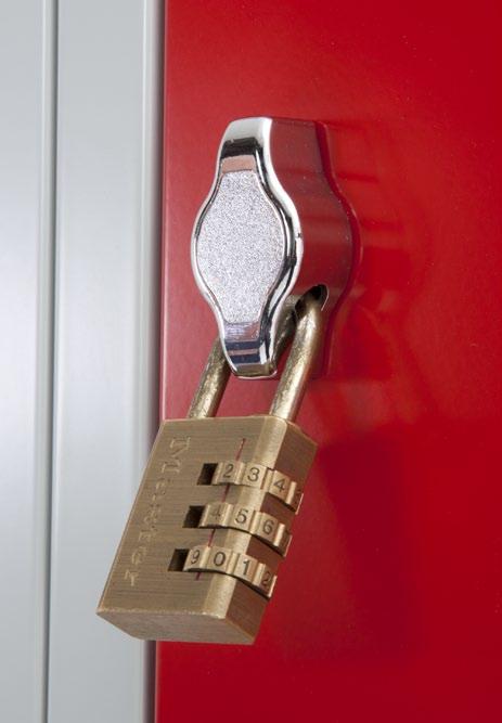 Lock Types Key lock or swivel catch as standard Swivel Catch The swivel