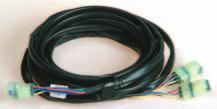 25 m) extension harness to extend the 6 pin and 3 pin connection at the helm end of the following harnesses: - 20 wire main engine harness - 23 wire universal