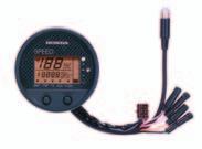 Digital gauges and complementary part Digital Speedometer with fuel management - Speed LCD 5-120 km/h, 3-75 mph, 3-65 knoths - Fuel level