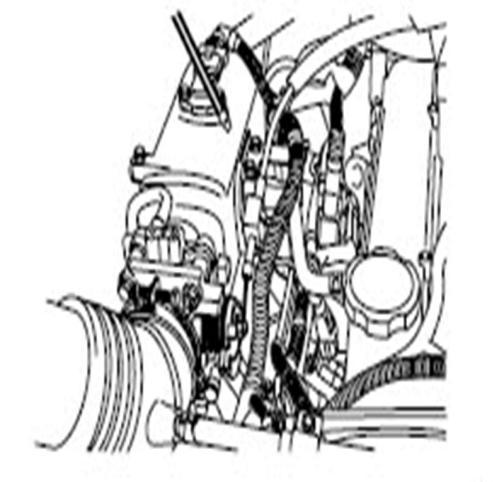 2. Dismantling 1) Dismantle breathing hose connecting to rocker arm.