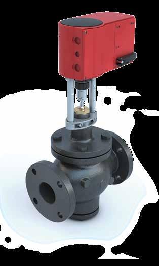 G Series Globe Valves provide stable and accurate control of both water, 50/50 water Glycol solutions and steam heat exchangers on fan coil units, VAV reheat coils, and air handling units up to 900