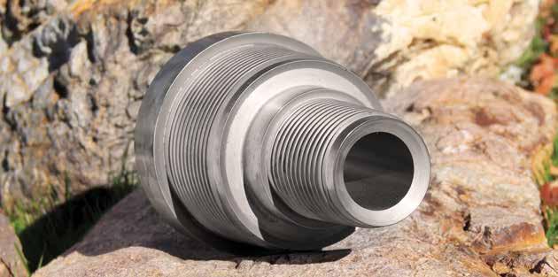 ore barrel bits and casing shoes are manufactured using high-grade tungsten carbide inserts and premium steel for increased strength and toughness.