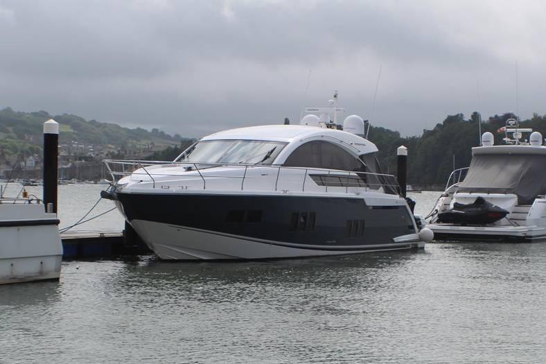 with Steel Blue hull, full Mediterranean specification, Onan 17.