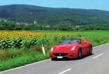00: Return to Florence by Ferrari along the magnificent Mille Miglia route The Ferraris drive towards Florence, along the famous