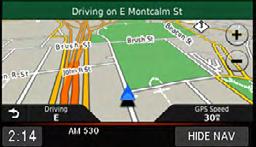 Opt for navigation for turn-by-turn directions, lane guidance, or locating nearby restaurants, shopping, hospitals, or local points of interest.