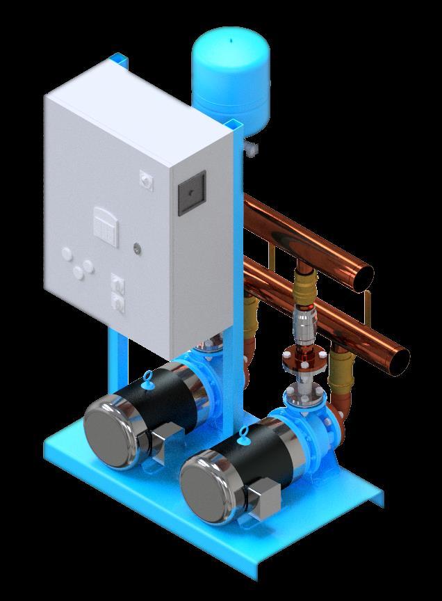 PUMP AVAILABLE IN DUPLEX, AND TRIPLEX CONFIGURATION, AND FLOW MONITORING