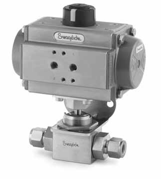 466 Ball Valves and Quarter-Turn Plug Valves ISO 5211-Compliant Pneumatic s Service Ratings Service Temperature Range F ( C) Standard 40 to 176 ( 40 to 80) High temperature 5 to 302 ( 15 to 150)