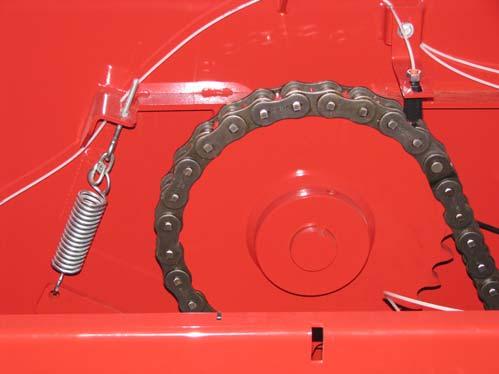 While running the tractors hydraulics only, open and close the spreaders rear gate several times. This will cycle the hydraulic cylinder leading to the oiler pump.