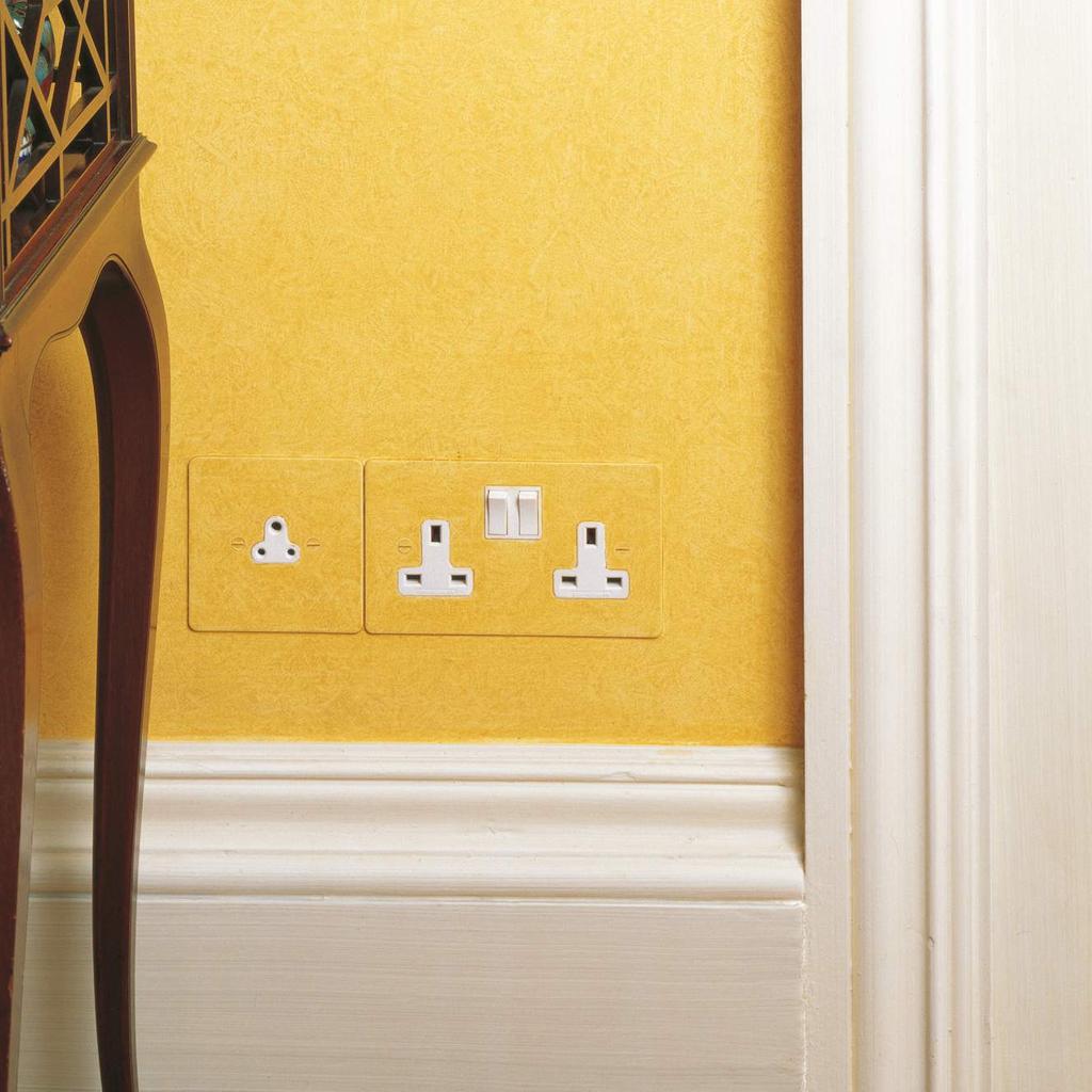 THE PAINTED SOCKET The Painted Socket range has been created to complement the Invisible Lightswitch.