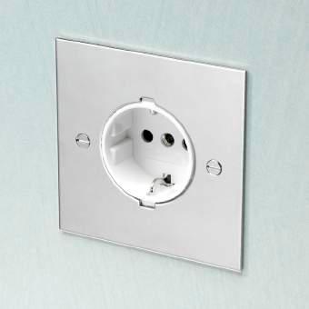 EUROPEAN SOCKETS A range of European sockets are also available in all finishes