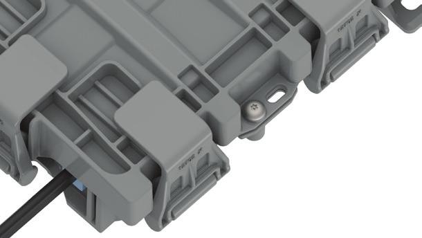 The hinge posts are fully engaged when they are captured under the retention tabs of the hinges of the cover Step #68 To lock the cover in the open position, rotate the cover until the retention tabs
