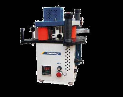 EDGE BANDERS GB/m MANUAL Manual edge bander for round and straight panels. Temperature electronic control. Speed variator.