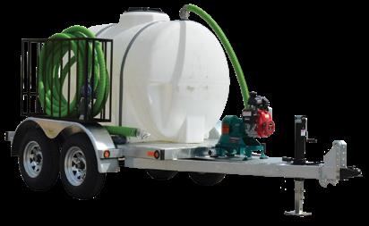 Wastecorp Honey Wagon HW-500 Shown: HW-500-M-DT 525 gallon tank, Mud Sucker Diaphragm Pump technology, DOT approved, galvanized frame and deck.
