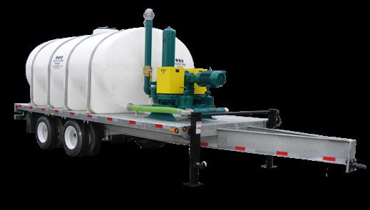 Wastecorp Honey Wagon HW-2000-5000 WASTE CONTAINMENT WASTE CONTAINMENT HW-2000 Series - 2 Pump Model Selection Model HW-2000-EC-DT 2035 gallon, DOT approved trailer mounted, electric motor, 64247-20