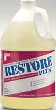 785lt 208lt Restore Plus is an organic acid based chelating cleaner especially designed to remove heavy rust and scale deposits.