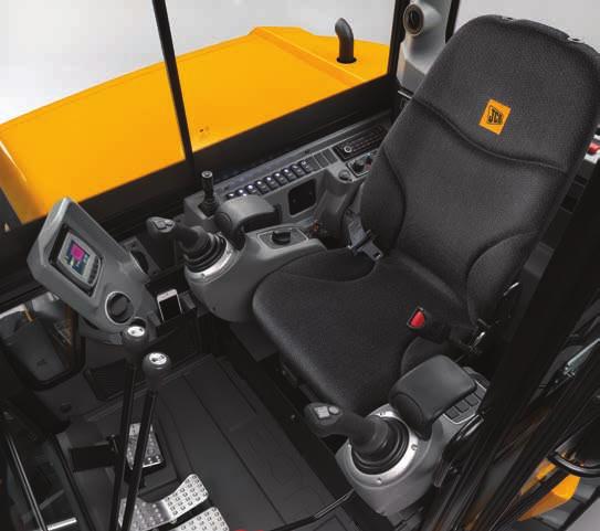 THE COMFORTABLE FAVORITE. WE VE MADE THE JCB 90Z AND 100C ERGONOMIC AND COMFORTABLE TO OPERATE.