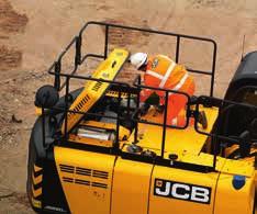 1 3 JCB s Safety Level Lock fully isolates hydraulic functions to avoid unintended movements.