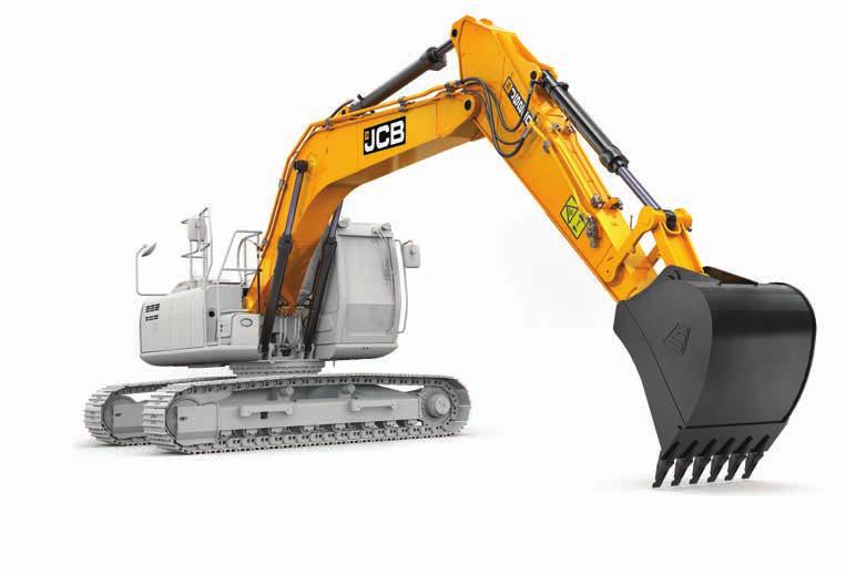 LESS SERVICING, MORE SERVICE. WE VE DESIGNED THE JCB JS220 TO BE LOW MAINTENANCE AND EASILY SERVICEABLE.