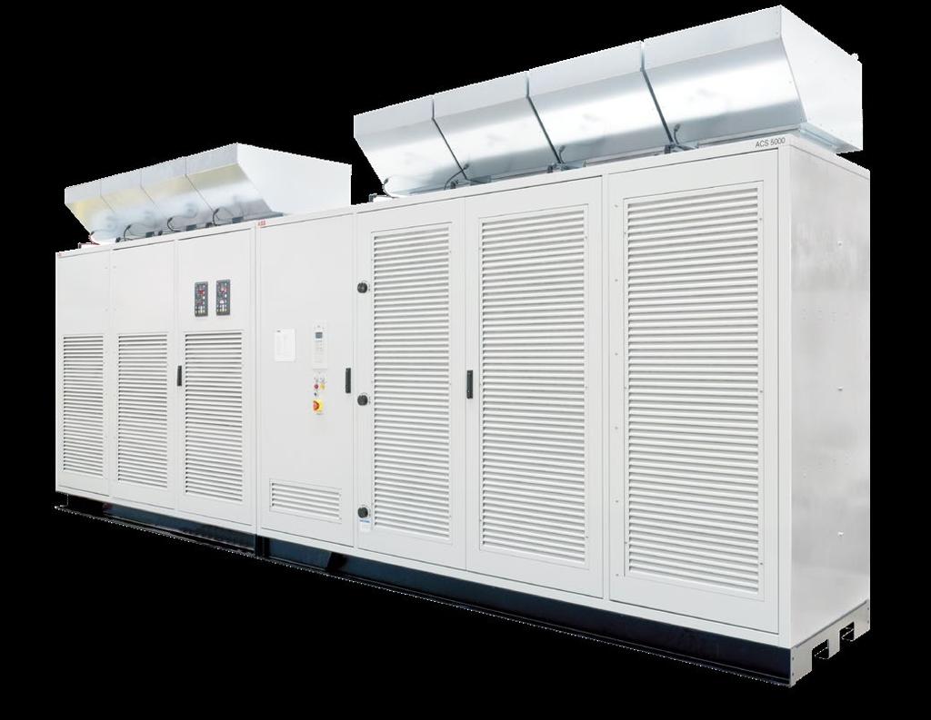 ABB MEDIUM VOLTAGE DRIVES, ACS5000 DRIVES, CATALOG 15 Air-cooled, 2 to 7 MW Cost optimization and