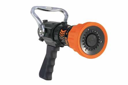 The Chief XD is the only handline nozzle that offers a forged shutoff body and forged metal bale handle for maximum strength.