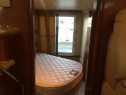 competitive price. Full beam salon with lots of natural lighting. Double berths in each of the 2 staterooms.