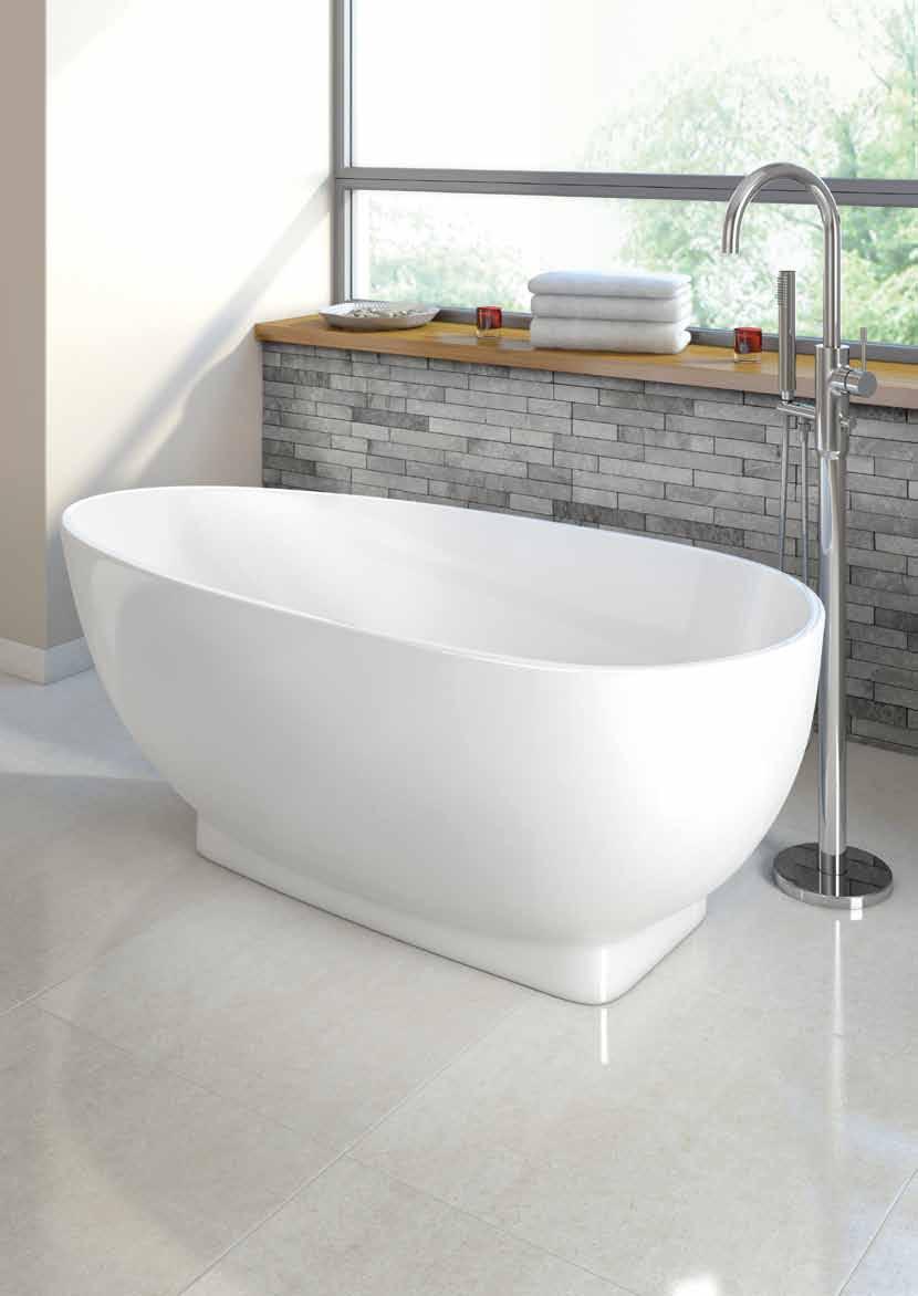 Sleek and stylish Series F floorstanding bath/shower mixer is the perfect partner