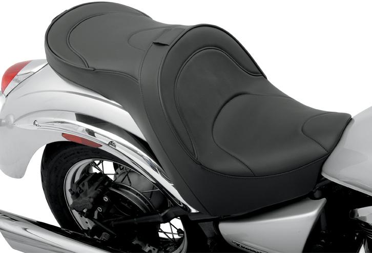 automotive-grade vinyl in seating area and on sides in smooth or flame stitch style Can be used with Honda luggage rack Requires reuse of