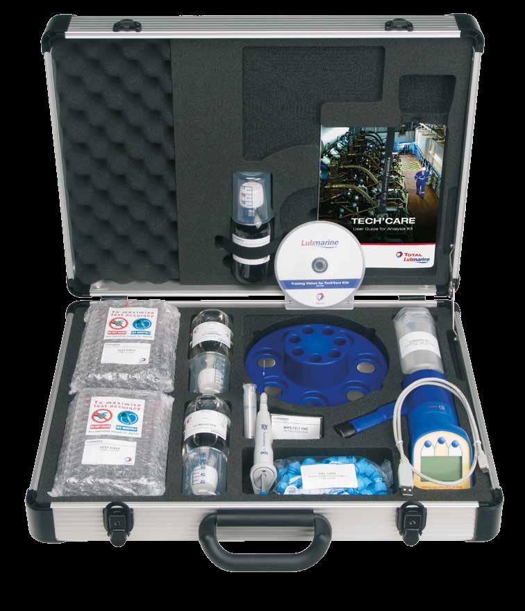 TOTAL Cylinder Care Tech Care/TCC, your onboard testing kit to measure and track cold corrosion in your engine s cylinders.