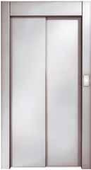Doors manufactured in (Polimod) painted sheet metal, in Scotch Brite stainless steel or in