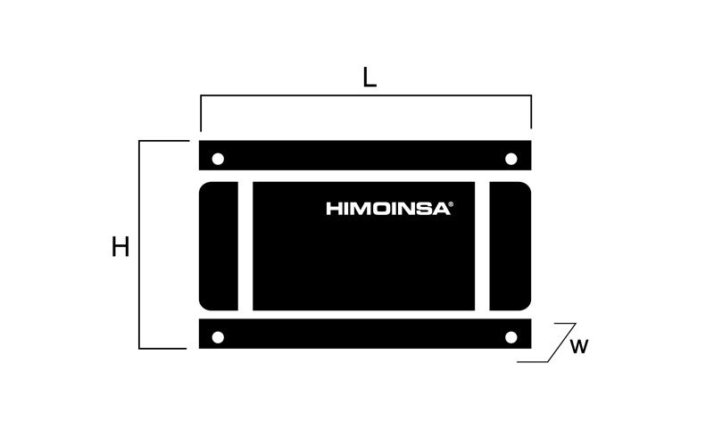 Dimensions Weight and Dimensions (L) (H) (W) Length mm 6.058 Height mm 2.896 Width mm 2.438 Maximum shipping volume m 3 42,77 (*) Weight with liquids in radiator and sump kg 12.