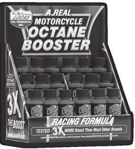 OCTANE BOOSTER PRODUCT # 10725 Flash Point, PMCC F D-93 32.3.8639 7.193 4.5 192 Clear Straw Lucas Octane Booster is a genuine performance enhancer!