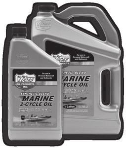 SYNTHETIC BLEND 2-CYCLE MARINE OIL TC-W3 NMMA CERTIFIED (RL-13125P) PRODUCT # 10860, 10861, 10863 API @ 600 F LBS/GAL @ 60 F Viscosity @ 40 C, cst Pour Point, C D-97 0.862 32.7 7.19 7.5 41.