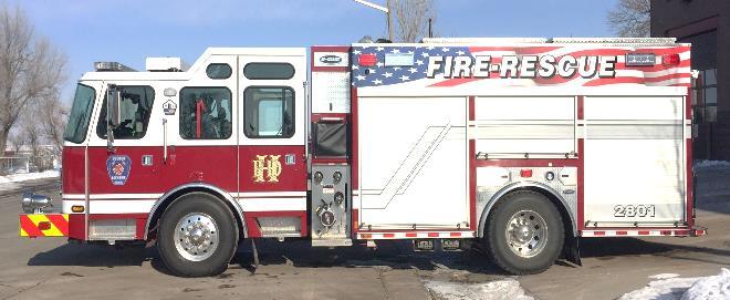 Apparatus Hudson Fire Protection District operates various