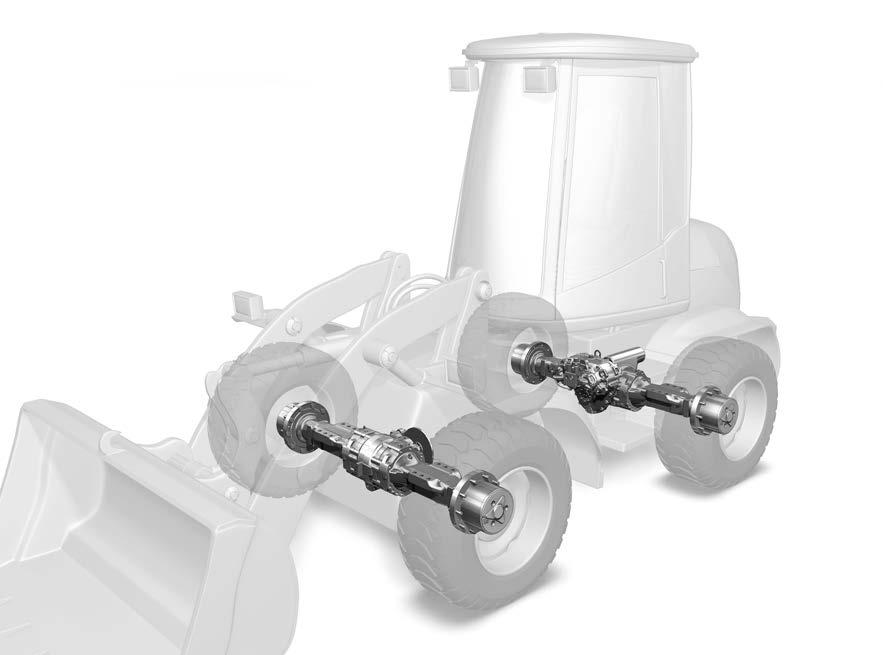 ZF DRIVELINE TECHNOLOGY FOR COMPACT LOADERS ZF DRIVELINE TECHNOLOGY FOR DUMP TRUCKS For the smaller range of articulated wheel loaders up to 10 tons empty vehicle weight ZF can offer the axle range