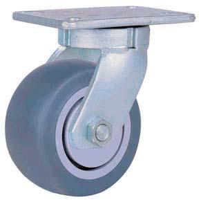 Donut Tire Casters Donut tire casters are high strength and have non-marking gray tread. The rounded edges of the tread let the tires turn more easily than other shapes.