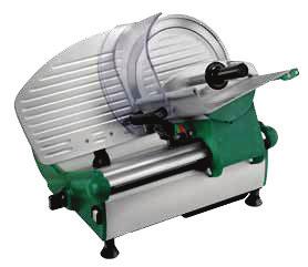 25kW - 230V, 50Hz DIMENSIONS: 690 x 500 x 450mm BLADE DIAMETER: 300mm WEIGHT: 29kg mm IMPROVED START SLICER Ideal for cold cuts and processed meats in medium size establishments SPECIFICATIONS -