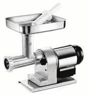 5kg PACKED DIMENSIONS: 440 x 585 x 390 mm PACKED WEIGHT: 20.5kg SUPPLIED STANDARD WITH 1 x MINCER KNIFE AND 1 x 8mm MINCER PLATE SPECIFICATIONS MNT0032 OUTPUT: UP TO 450KG PER HOUR POWER: 1.
