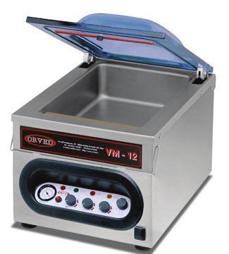 IN CHAMBER VACUUM PACK MACHINE Ideal vac-pack machine for cafés or small restaurants. It is also suitable for deli shops and small supermarkets.