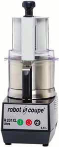 POWER MIXER Stainless Steel knife, bell and tube. Removable foot and knife, a robot-coupe exclusive patented system. Delivered with 1 stainless steel wall support.
