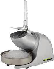 ICE CRUSHER - ELECTRIC Adjustable height. Heavy duty steel and aluminium base and support.