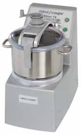 8 8 Qt. 3 HP - Three phase. 1800 & 3600 rpm. - Stainless steel 8 Qt. capacity bowl with handle. - Completely sealed lid equipped with bowl and lid scraper assembly.